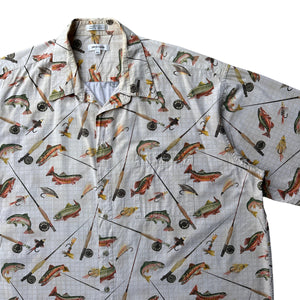 90s Pierre cardin fishing shirt XXL