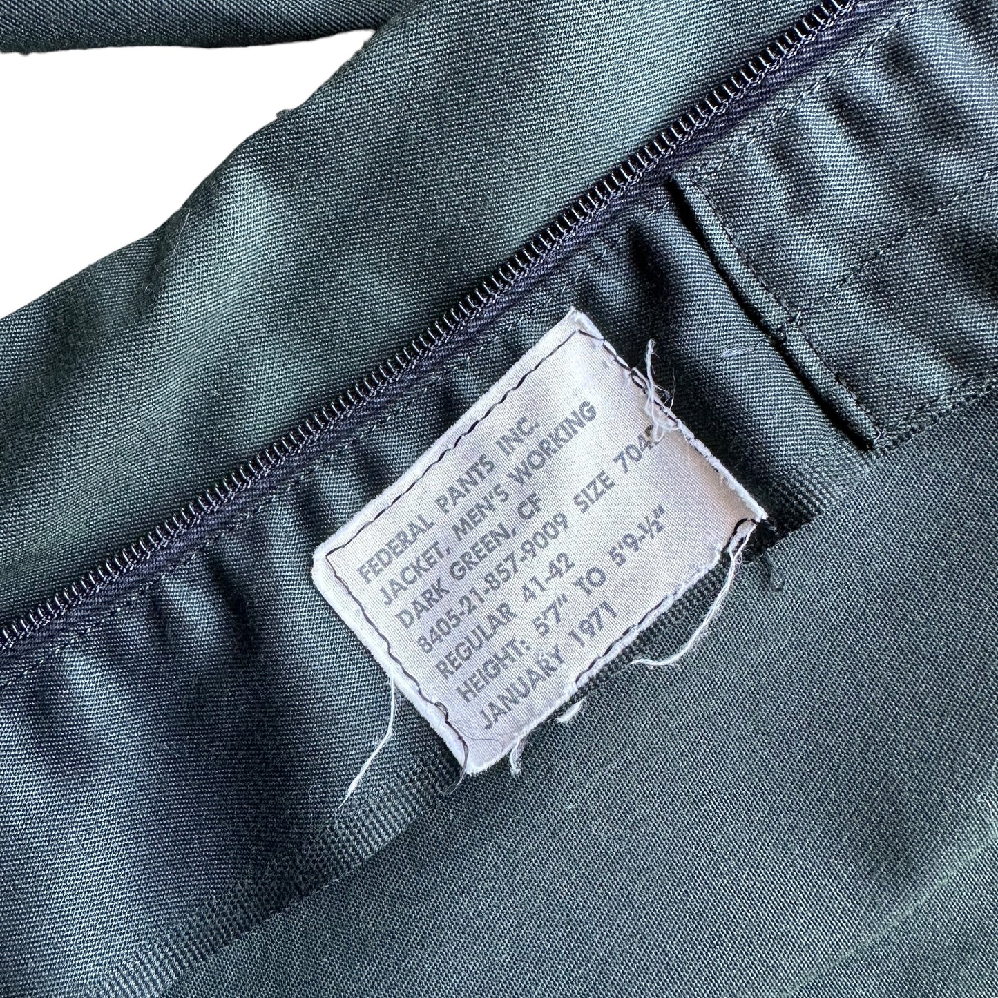 1971 Mechanics work jacket medium