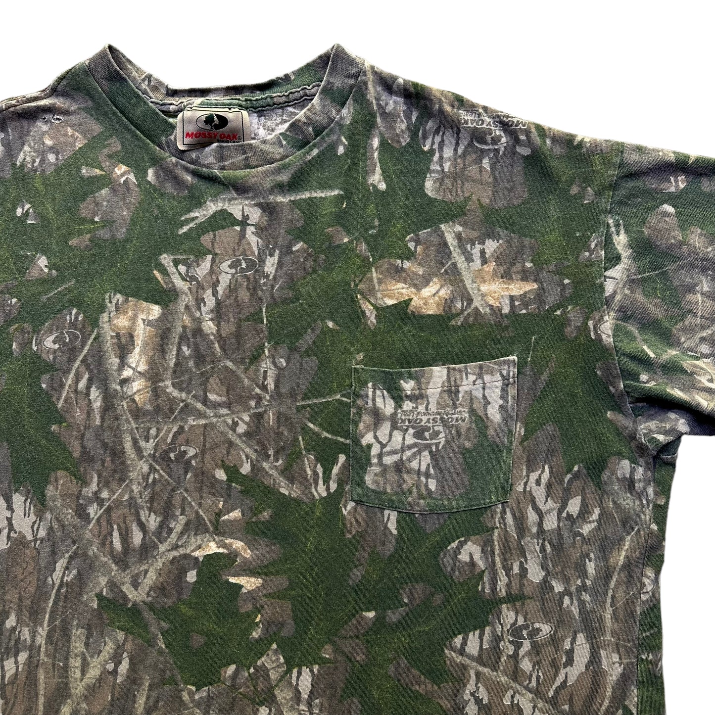 Mossy oak camo pocket tee XL