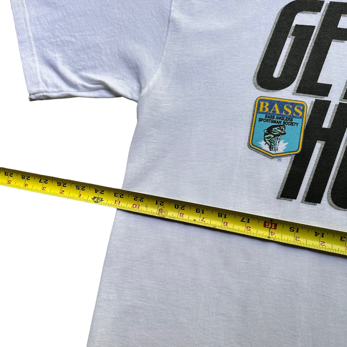 Get hooked bass tee L/XL