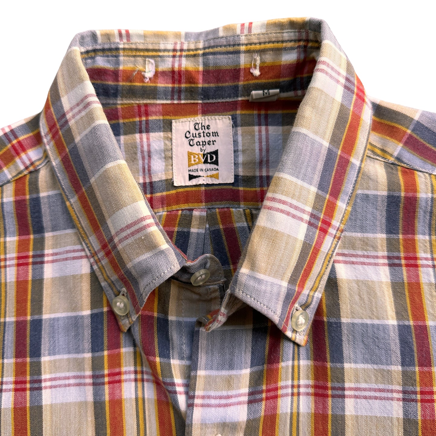 60s BVD cotton button down medium