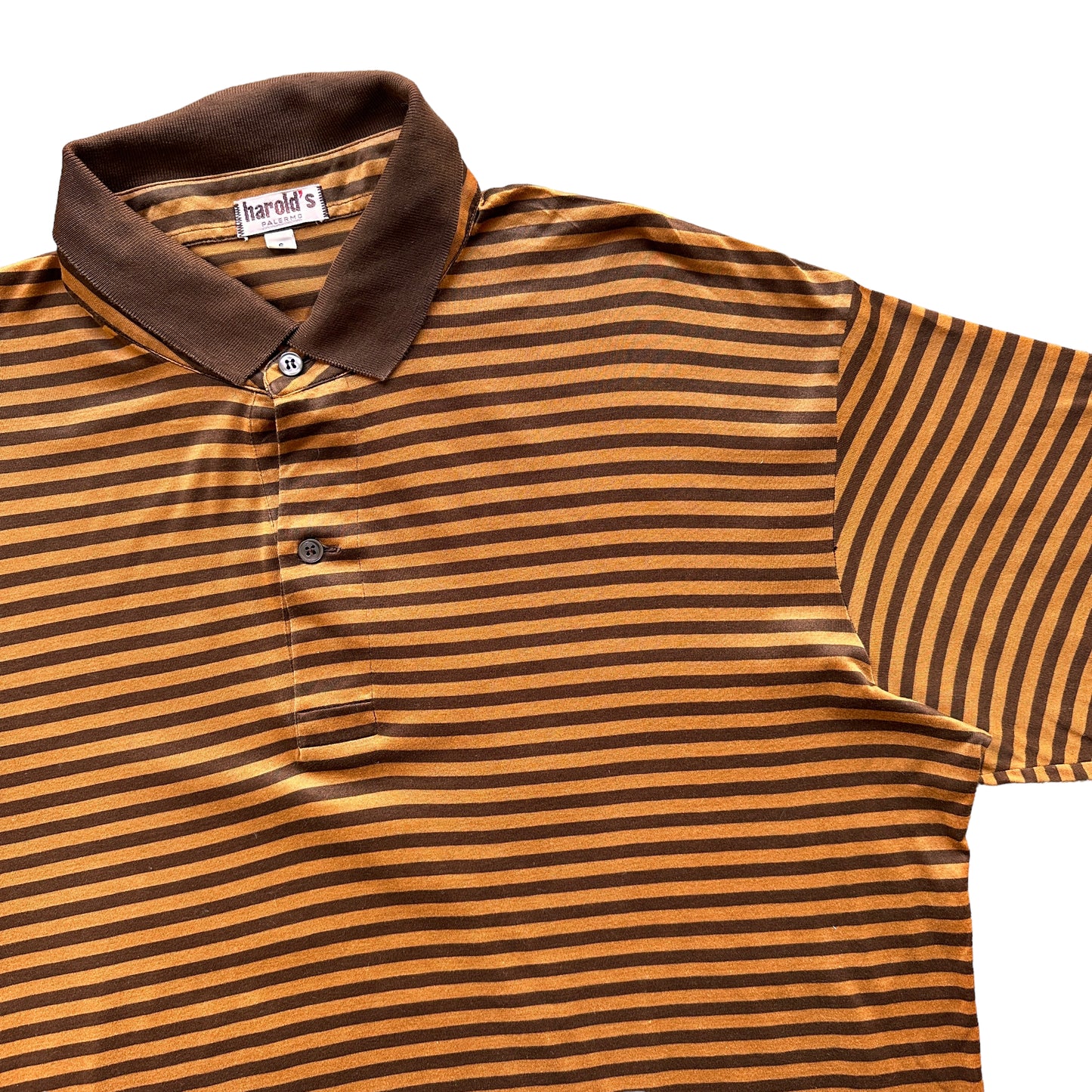 80s Harold’s palermo mercerized cotton polo medium