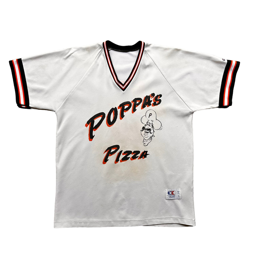 70s Poppas pizza jersey   Large