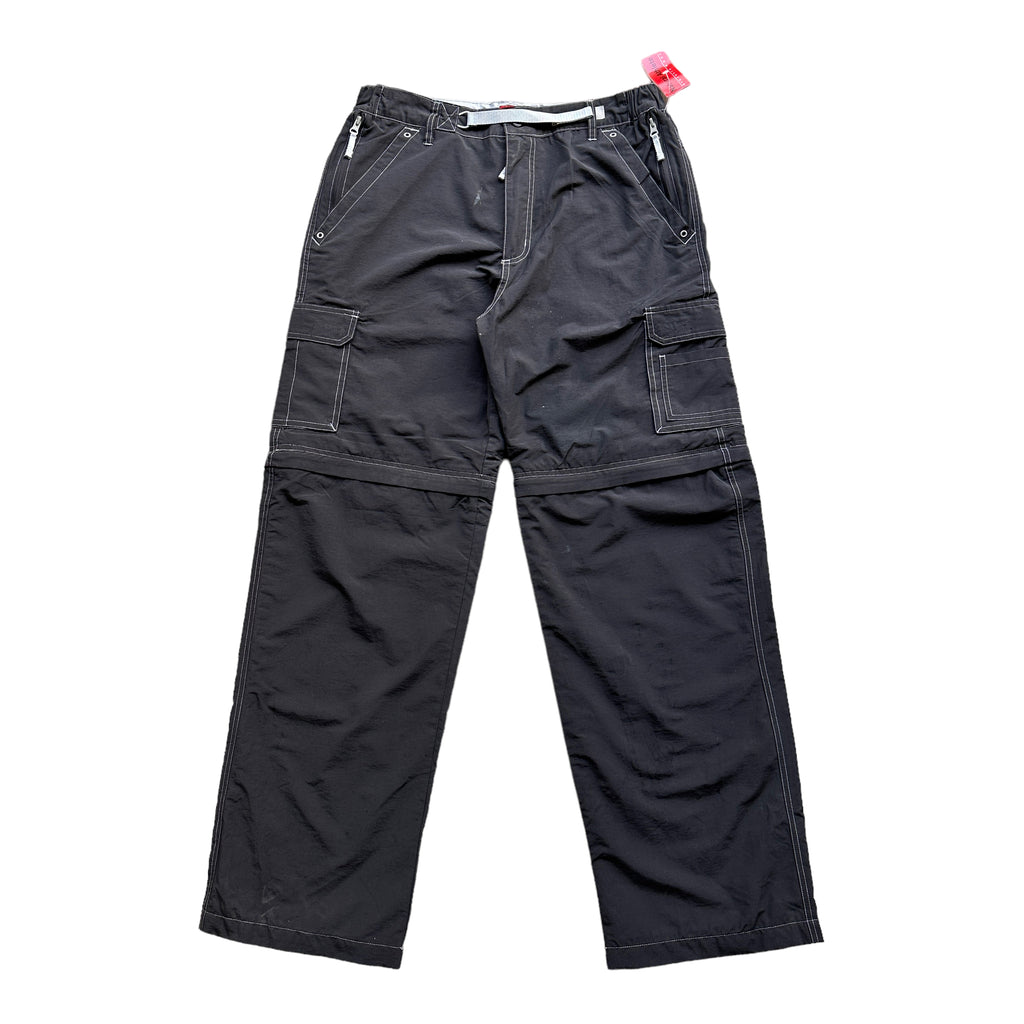 Technical y2k zip off nylon pants large