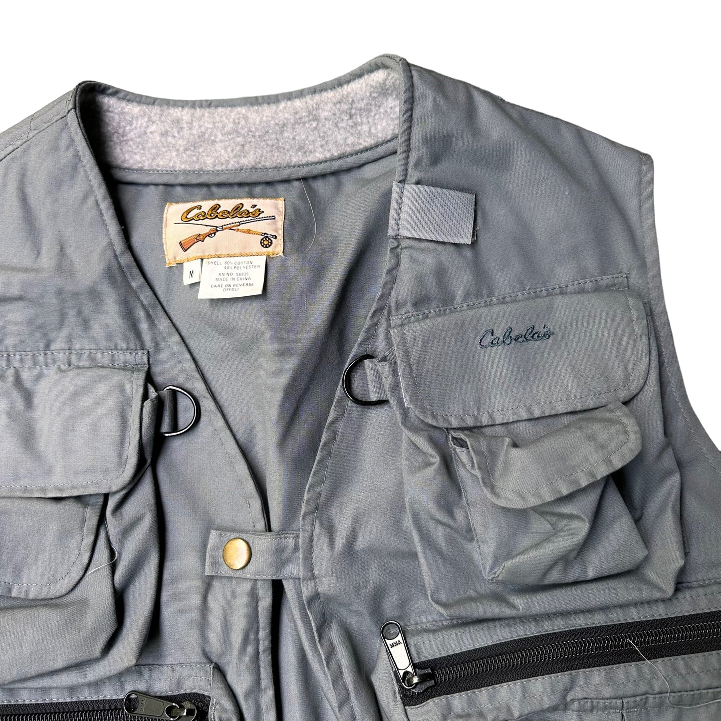 90s Cabelas fishing vest medium