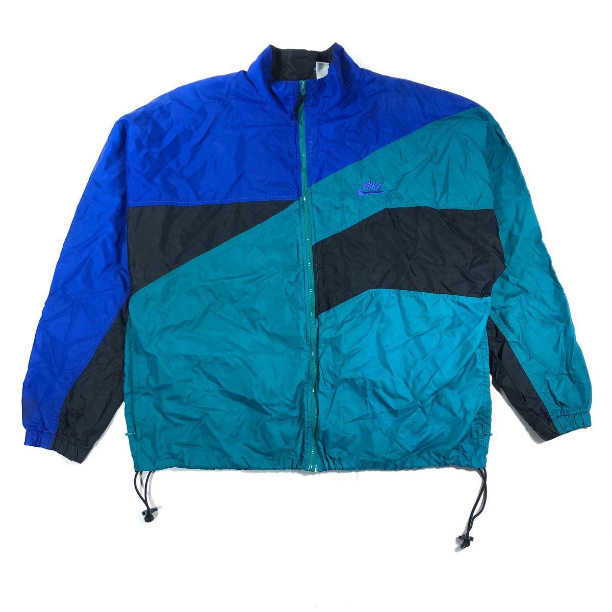 90s nike color block windbreaker track jacket large – Vintage Sponsor