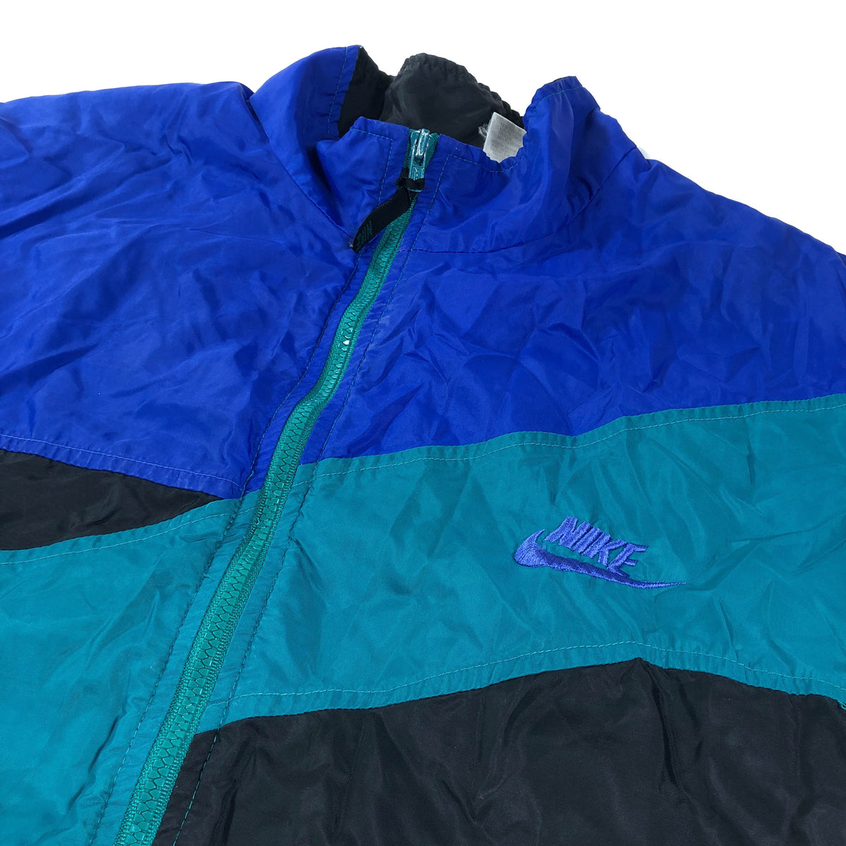 90s nike color block windbreaker track jacket large – Vintage Sponsor