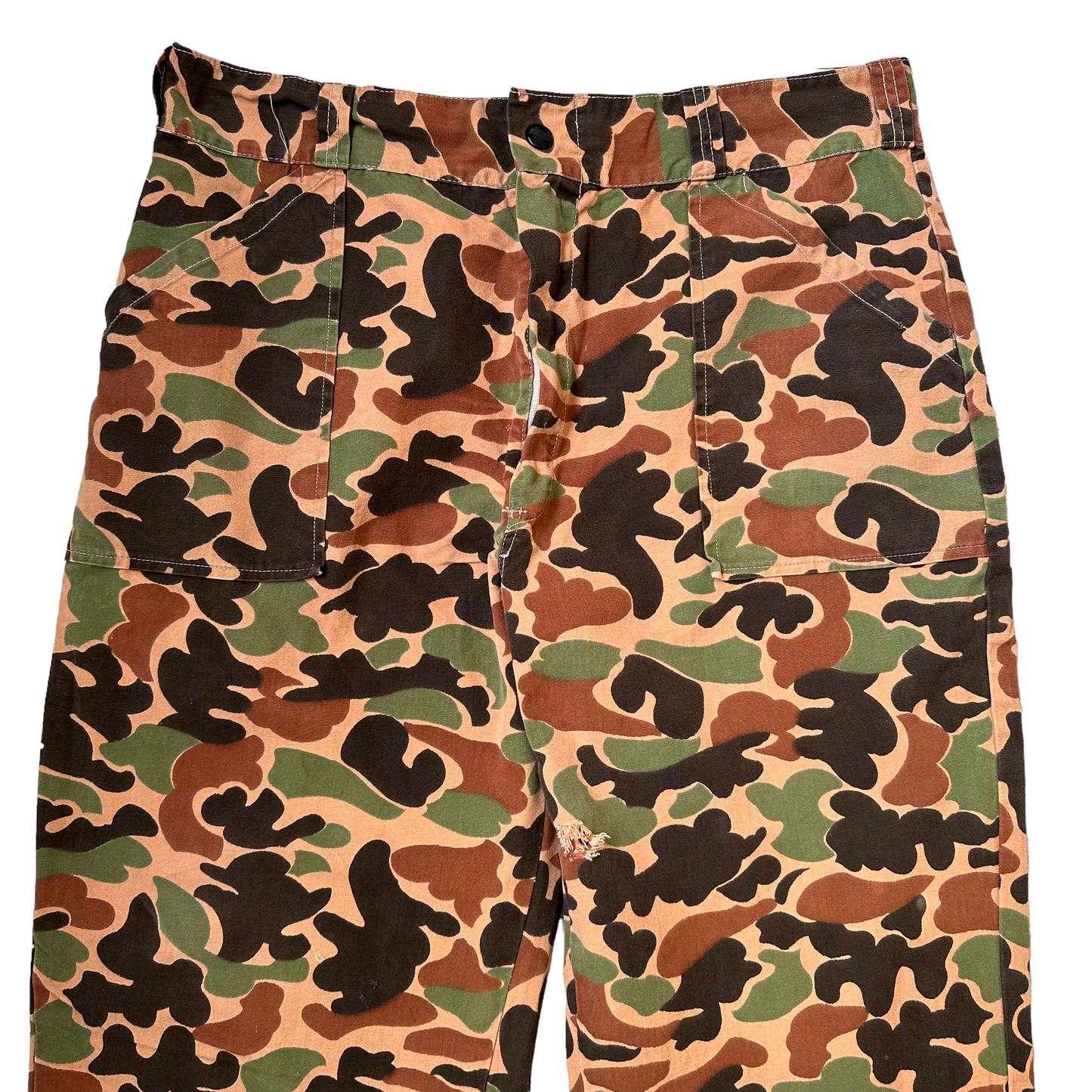 80s Duck camo light cotton pant 34/30