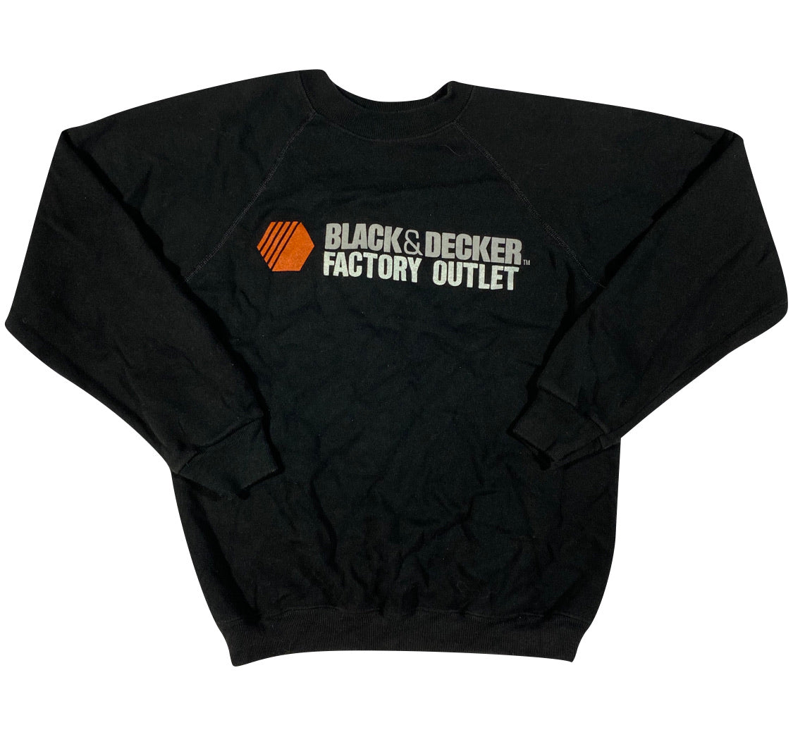 80s black and decker outlet sweatshirt S M Vintage Sponsor