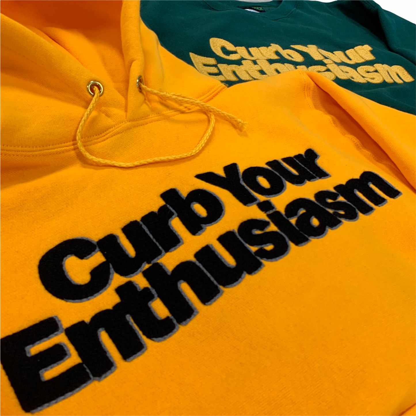 @doodookaka Original Curb hoodie. Chain stitched on a camber sweatshirt. sz Medium