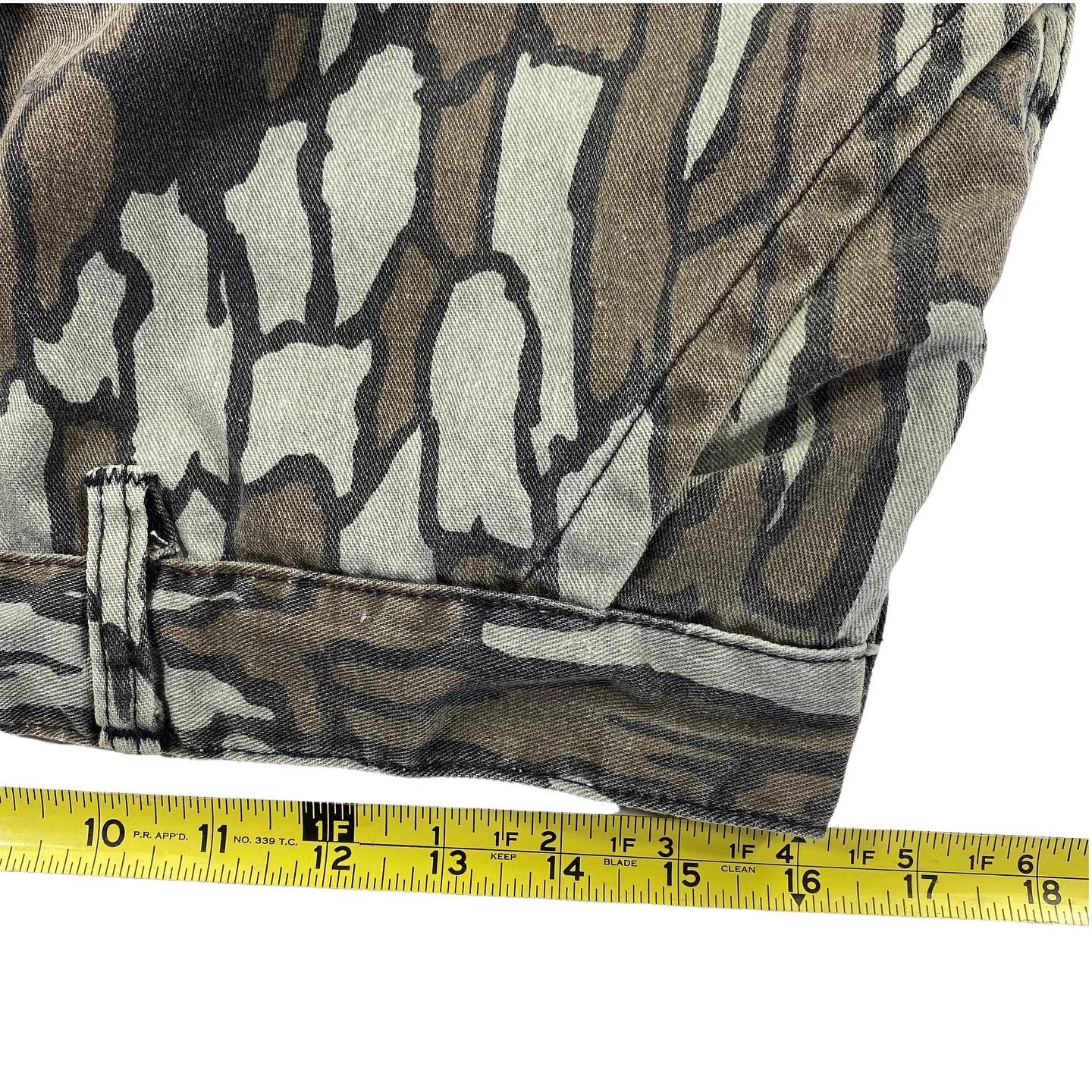 Bark Camo cotton jacket and pants. XL top 32 waist
