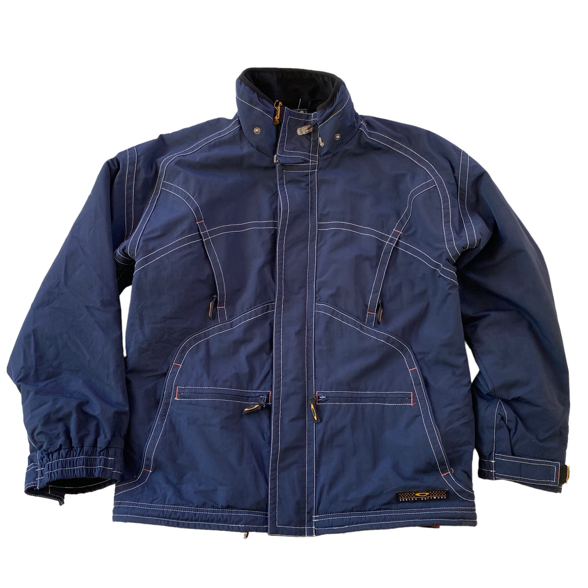 Y2K Oakley software contrast stitch jacket. Small – Vintage
