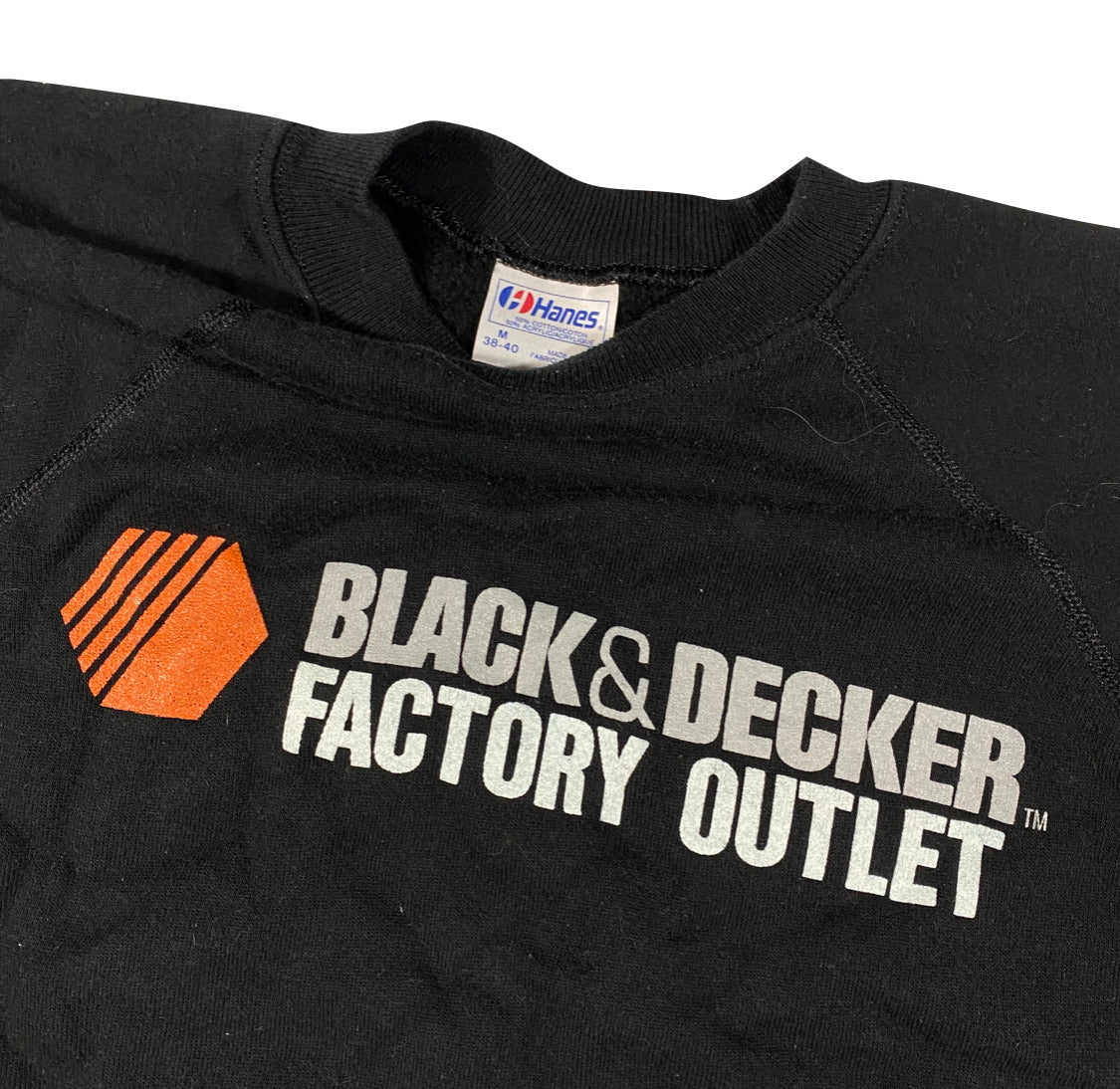 80s black and decker outlet sweatshirt S M Vintage Sponsor