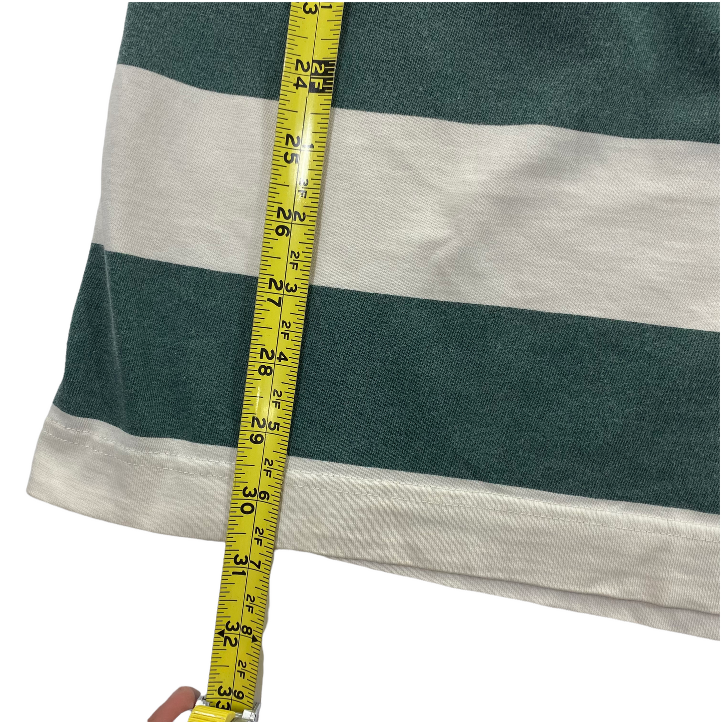 90s Abercrombie and fitch striped bass shirt XL fit