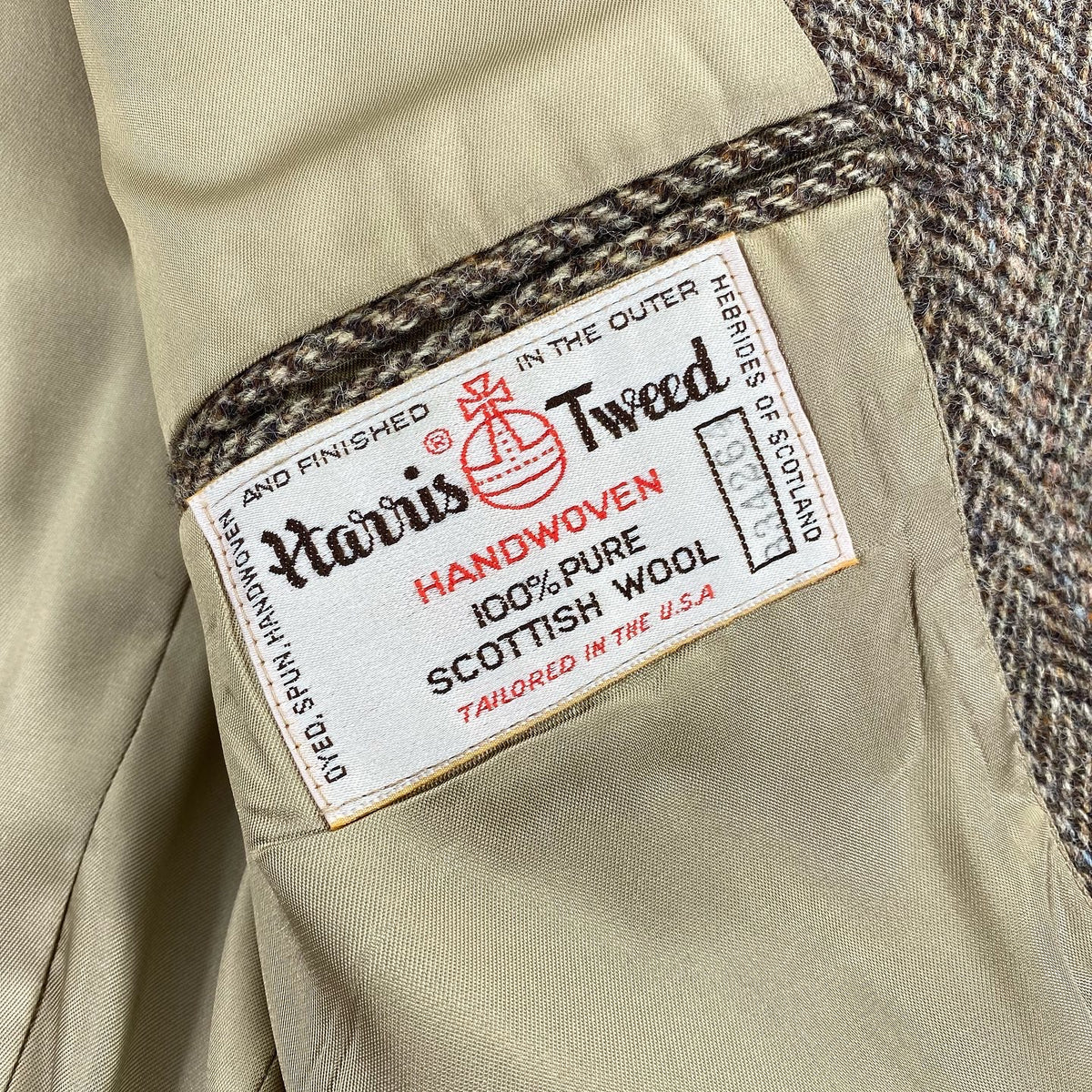 80s Harris tweed suit jacket – Vintage Sponsor