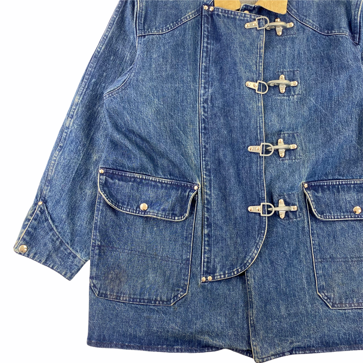 Polo ralph lauren denim toggle clasp jacket medium Vintage Sponsor