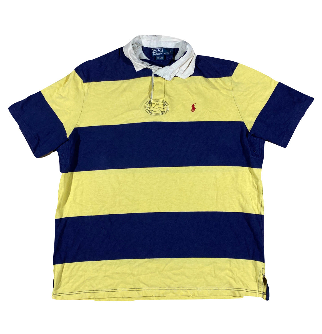 Polo Ralph Lauren Rugby Short shops Sleeve Shirt