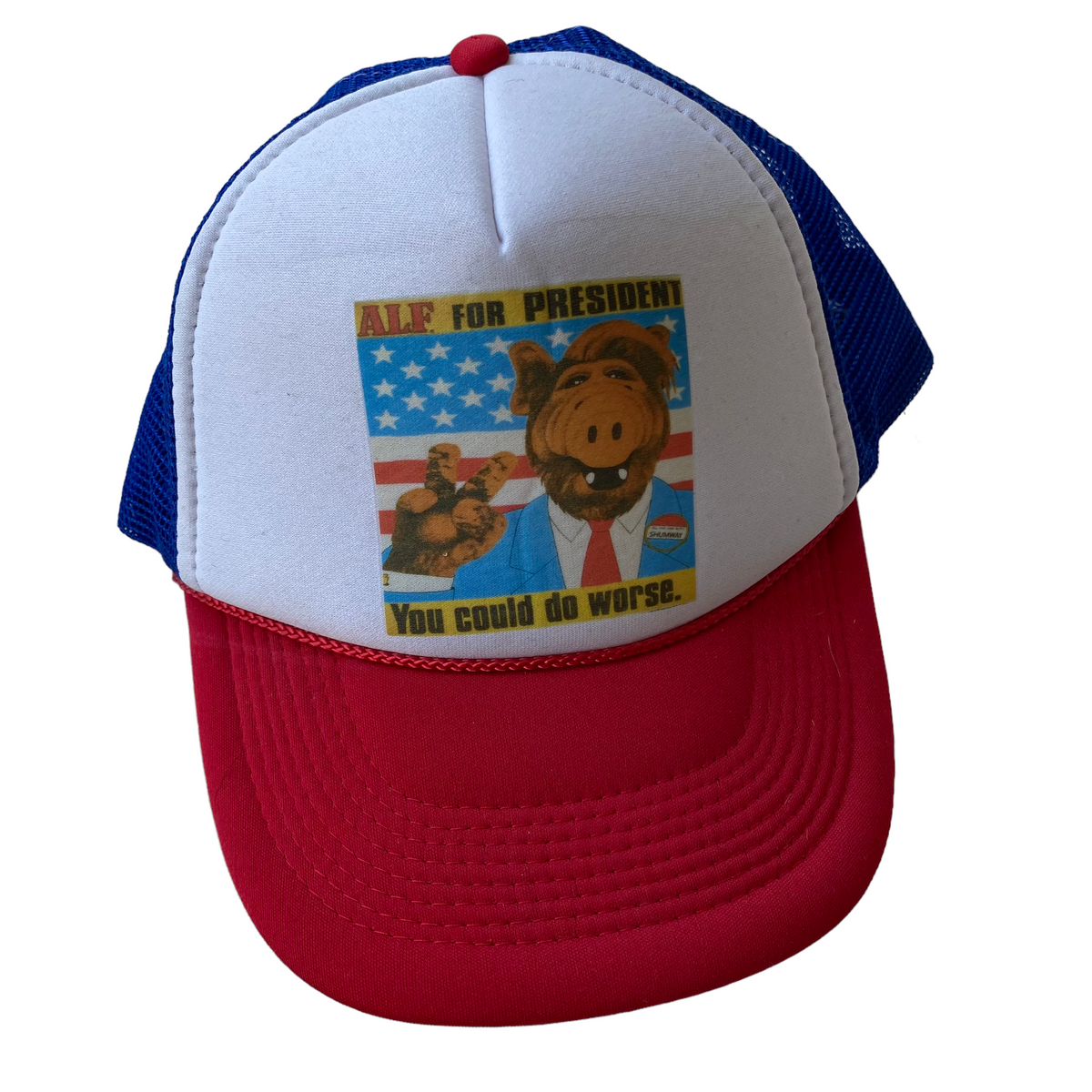 Vintage Alf For President Hat Political Trucker Hat snapback Black