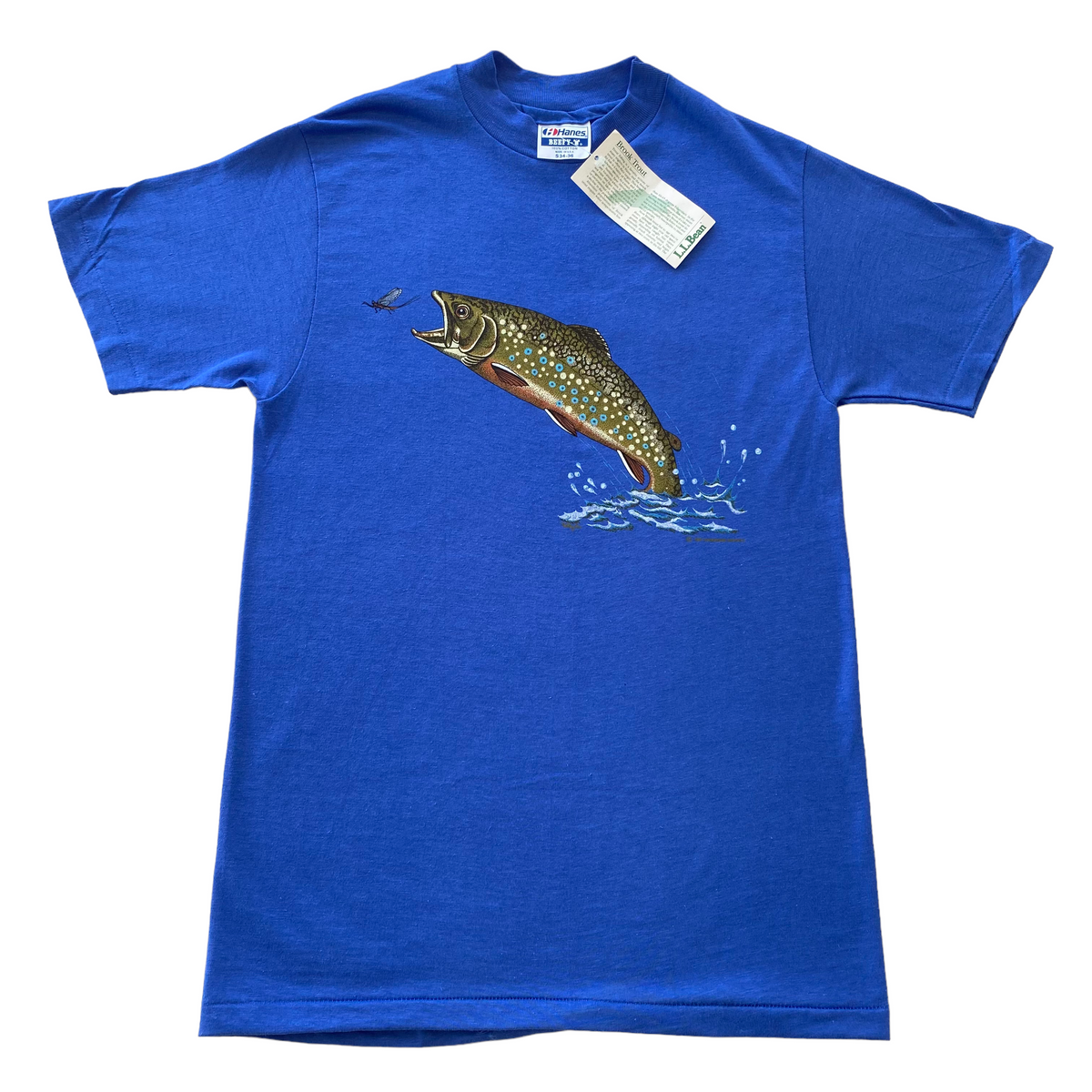 80s LL Bean Brook trout tee small – Vintage Sponsor