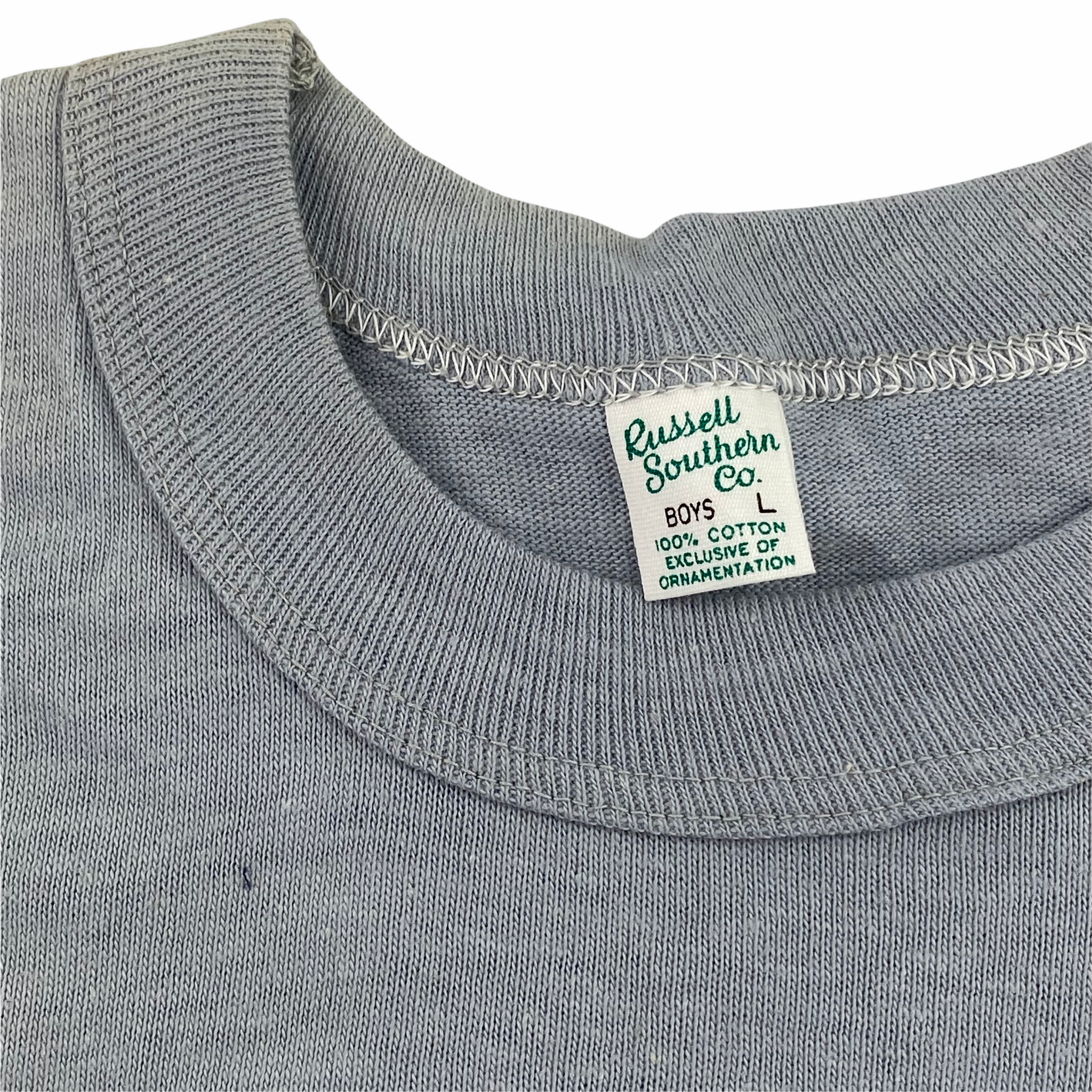 50s Russell southern co blank tee. XS