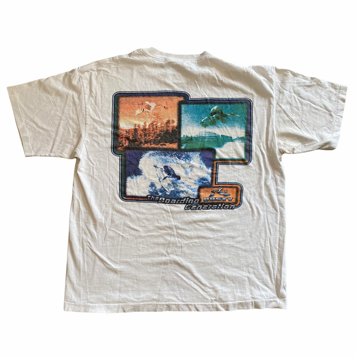 90s Rusty Boarding Generation T-Shirt L/XL – Vintage Sponsor