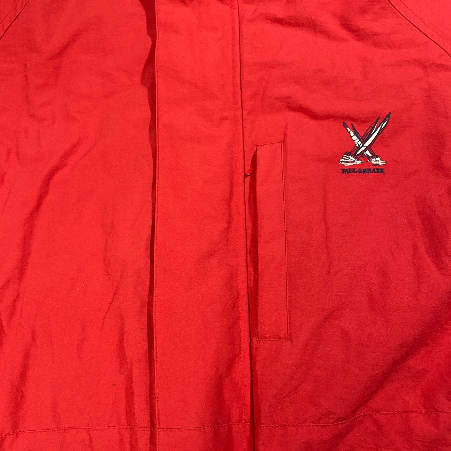 Paul & Shark reversible puffy jacket. packable hood. XL