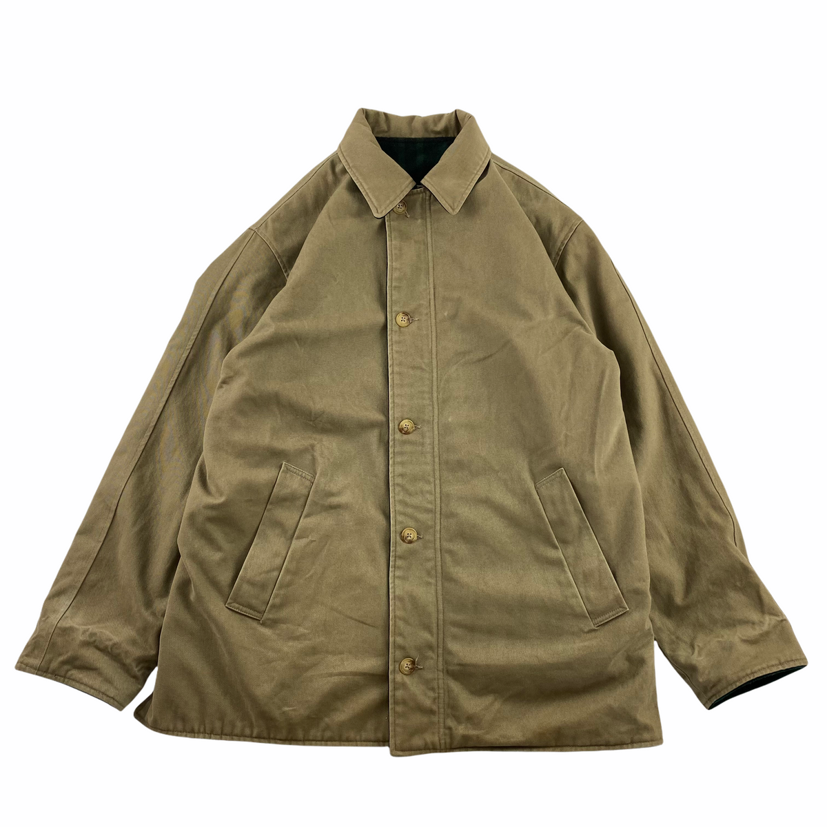 90s polo ralph lauren reversible coat. Made in usa large – Vintage