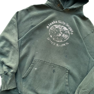 90s Champion reverse weave hooded sweatshirt  Alaska ship supply  XL