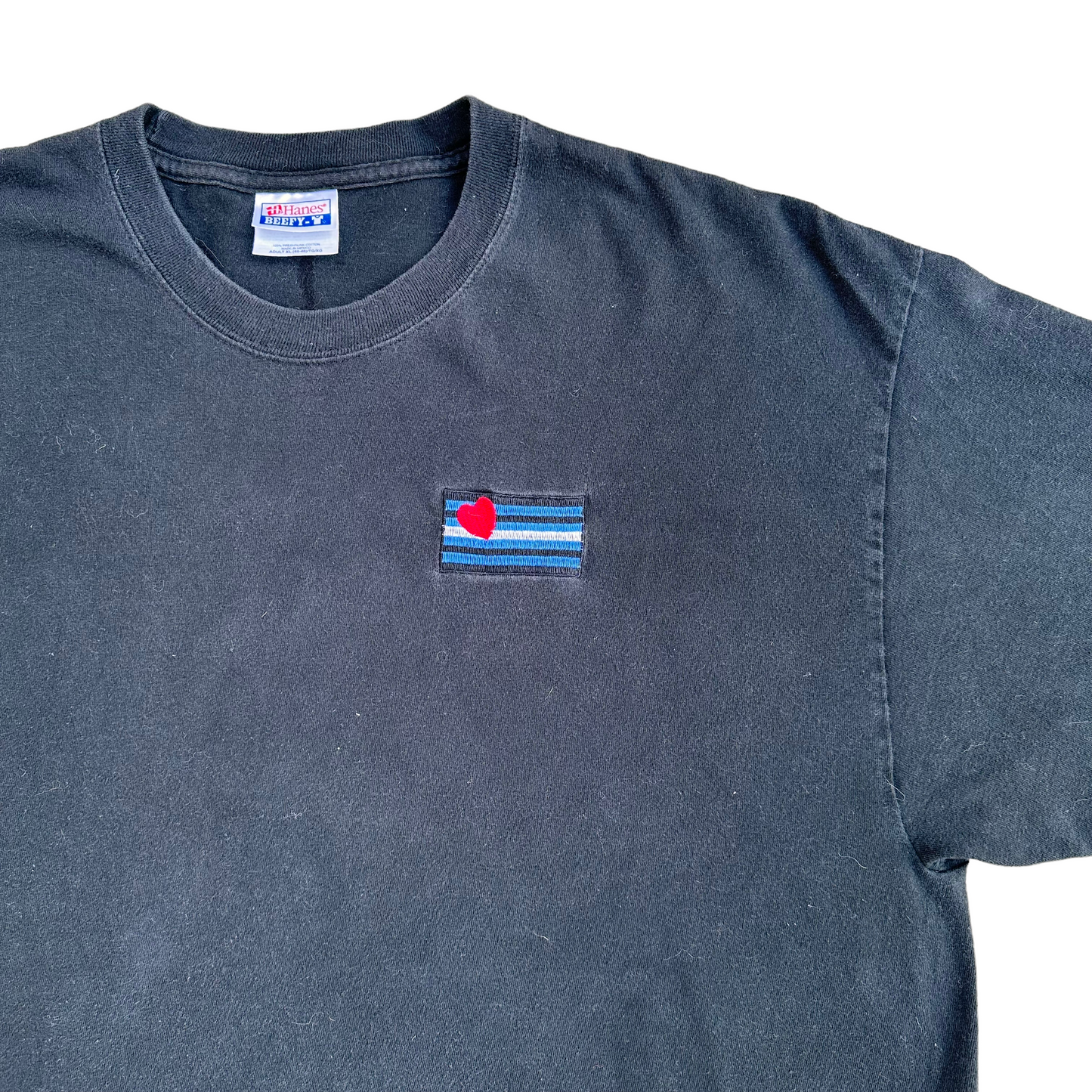 Leather pride flag tee XL