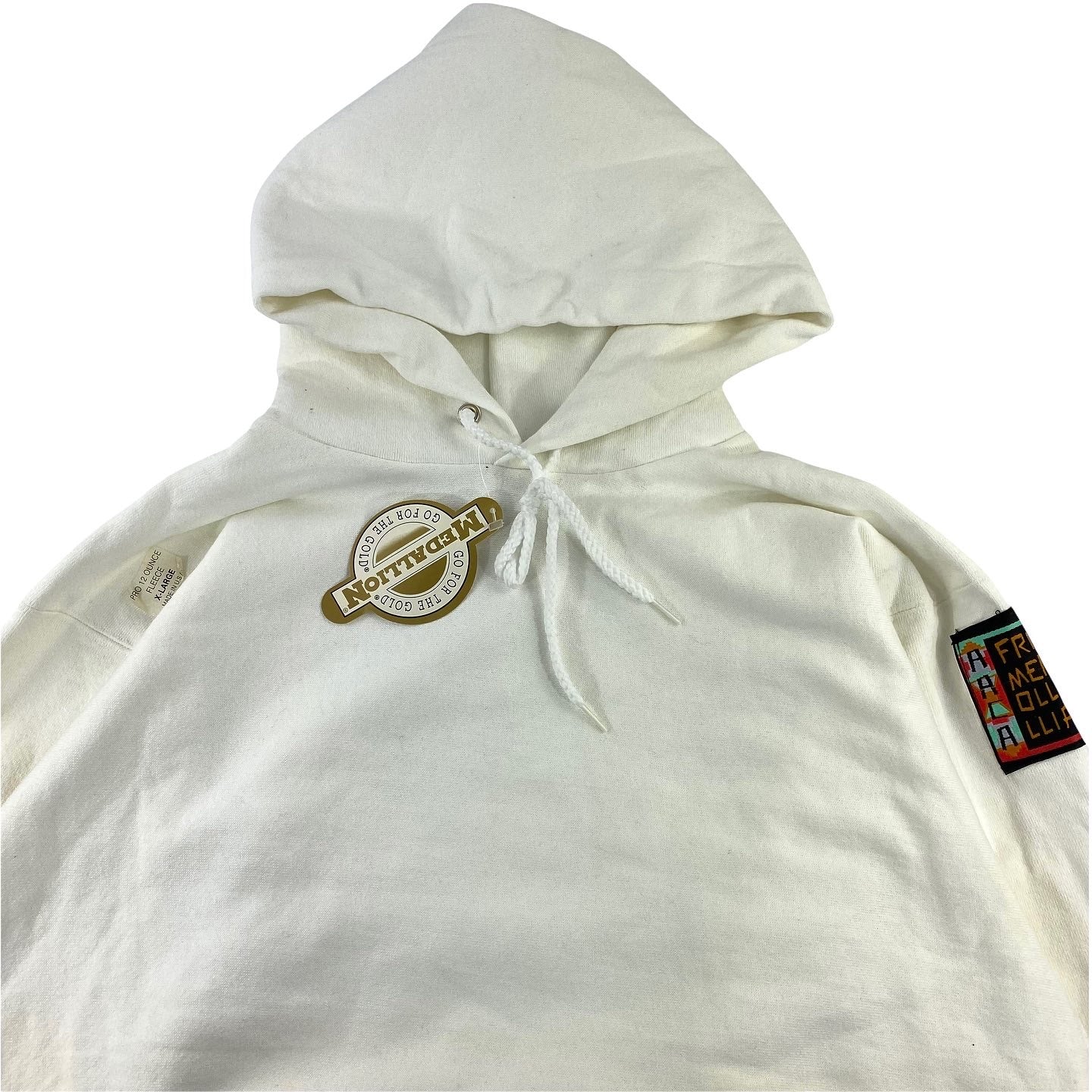 90s african american college alliance hooded sweatshirt - Extra Large