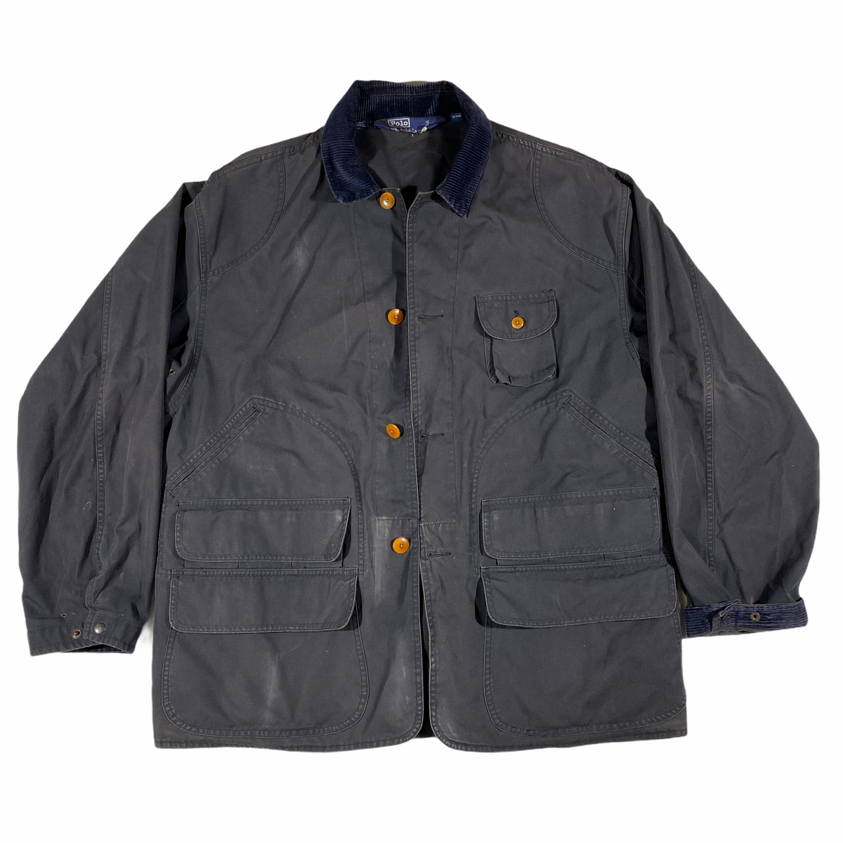 90s Polo ralph lauren tin cloth hunting jacket large – Vintage Sponsor