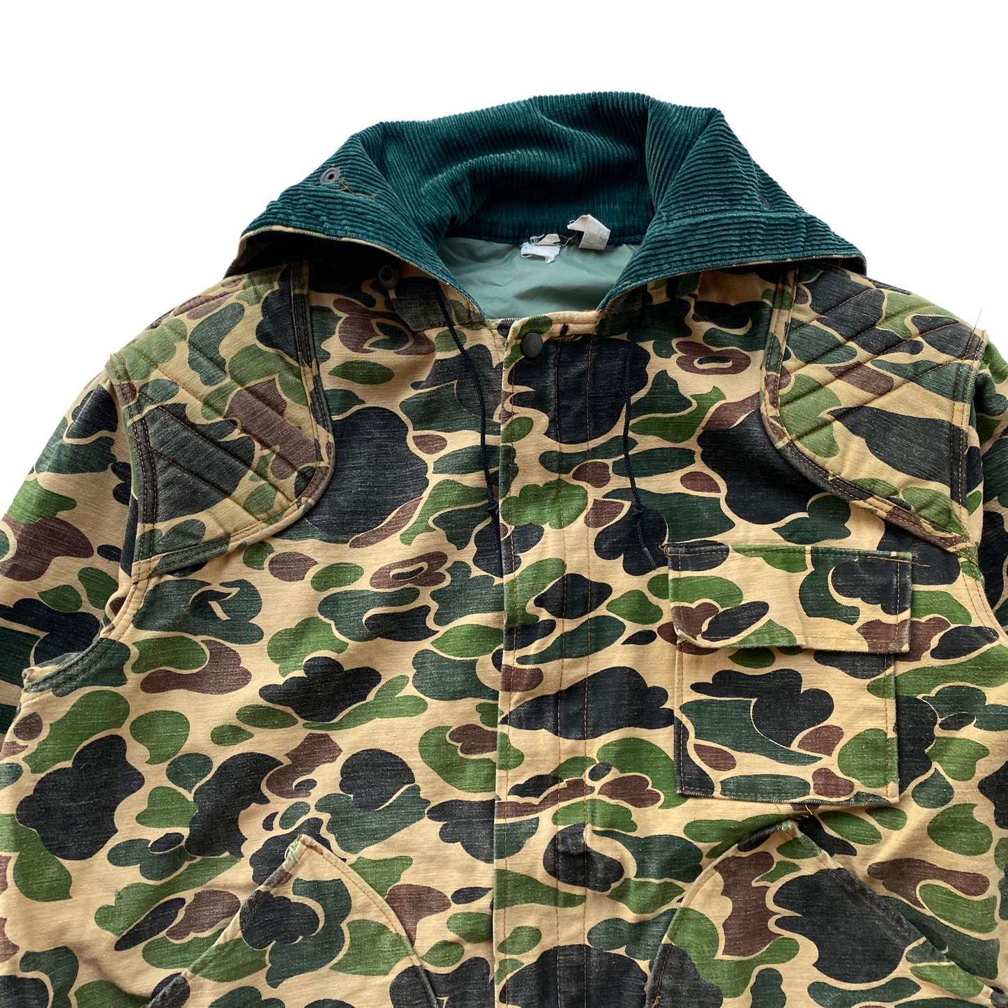 70s Duck camo heavy cotton jacket XL