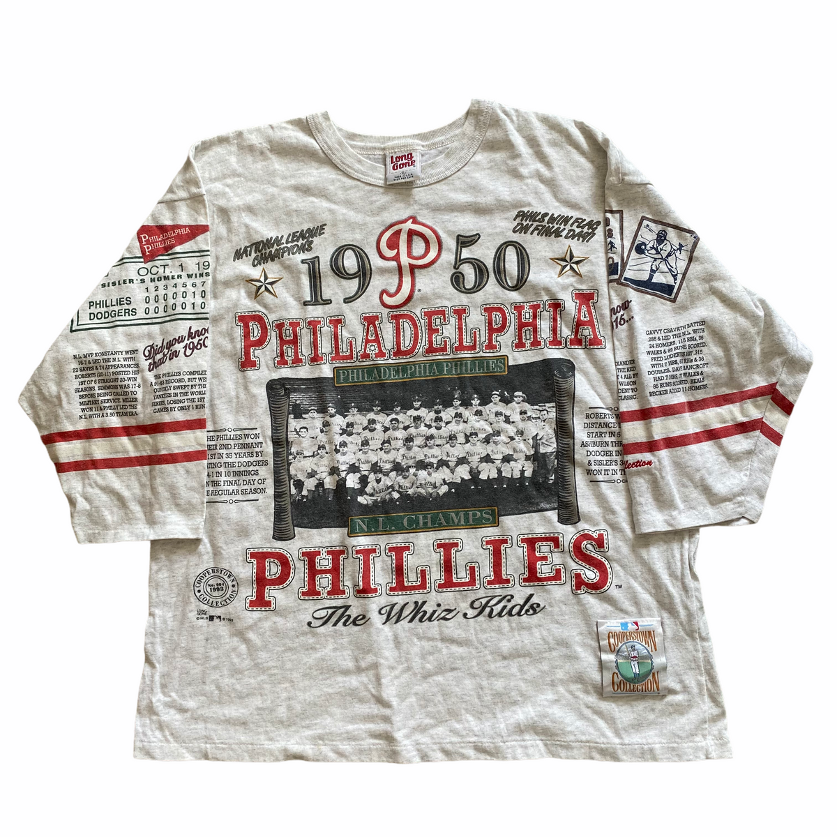 Cooperstown Phillies Shirt XL – Vintage Sponsor