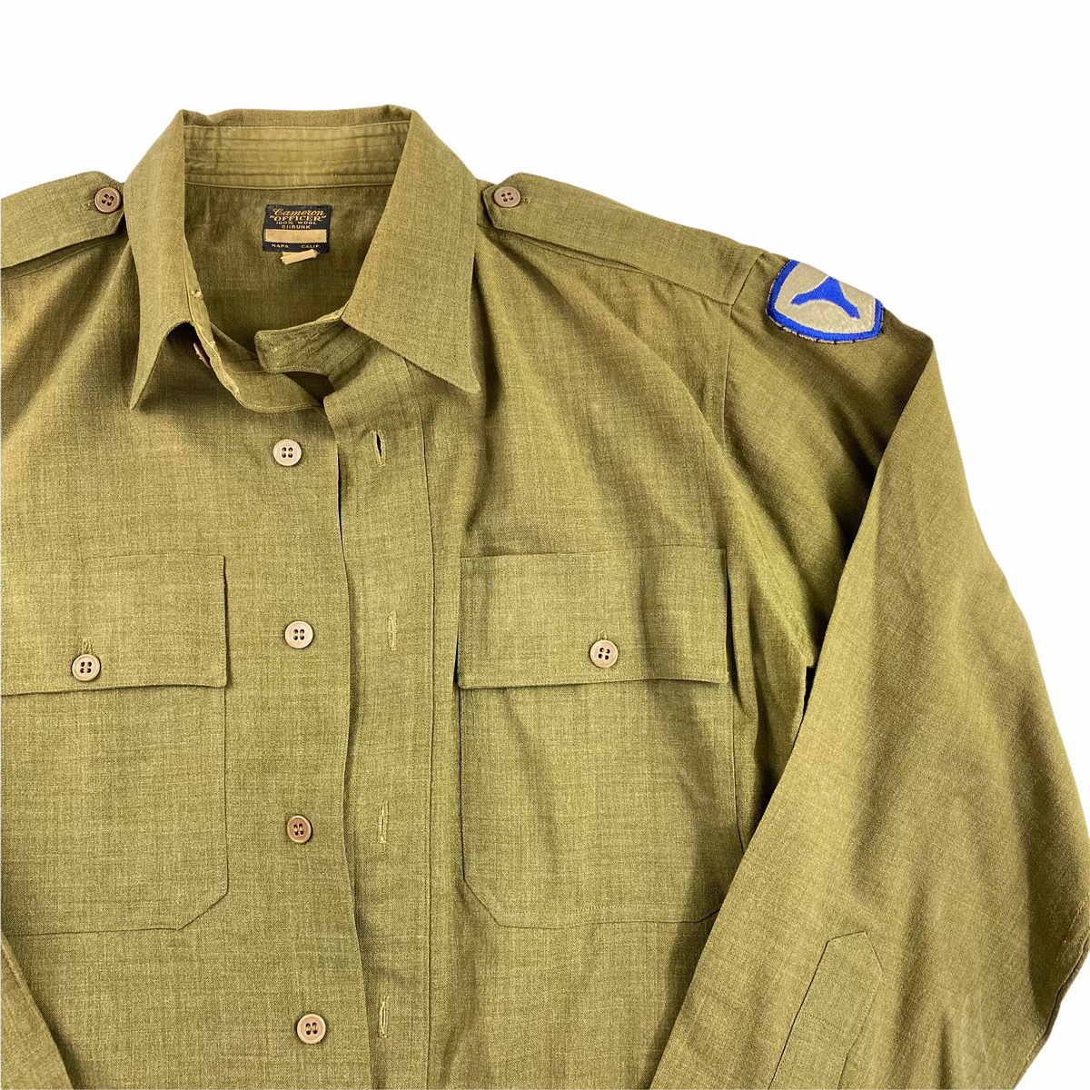 40s Chinstrap button up wool military shirts. M/L fit – Vintage