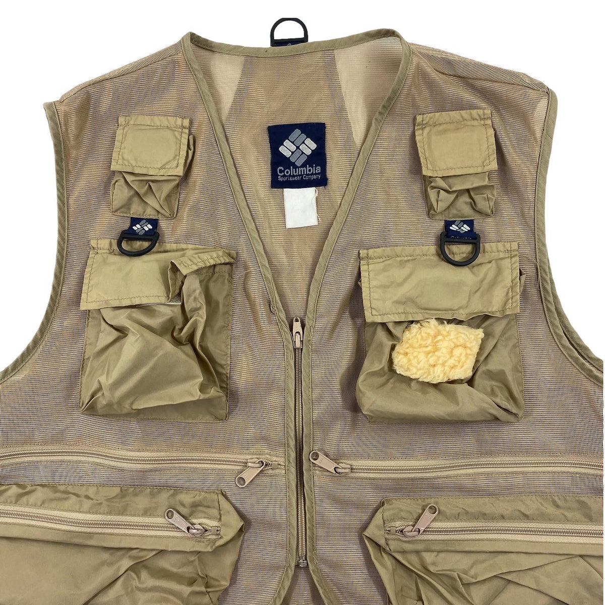 old over silhouette fishing vest - ベスト