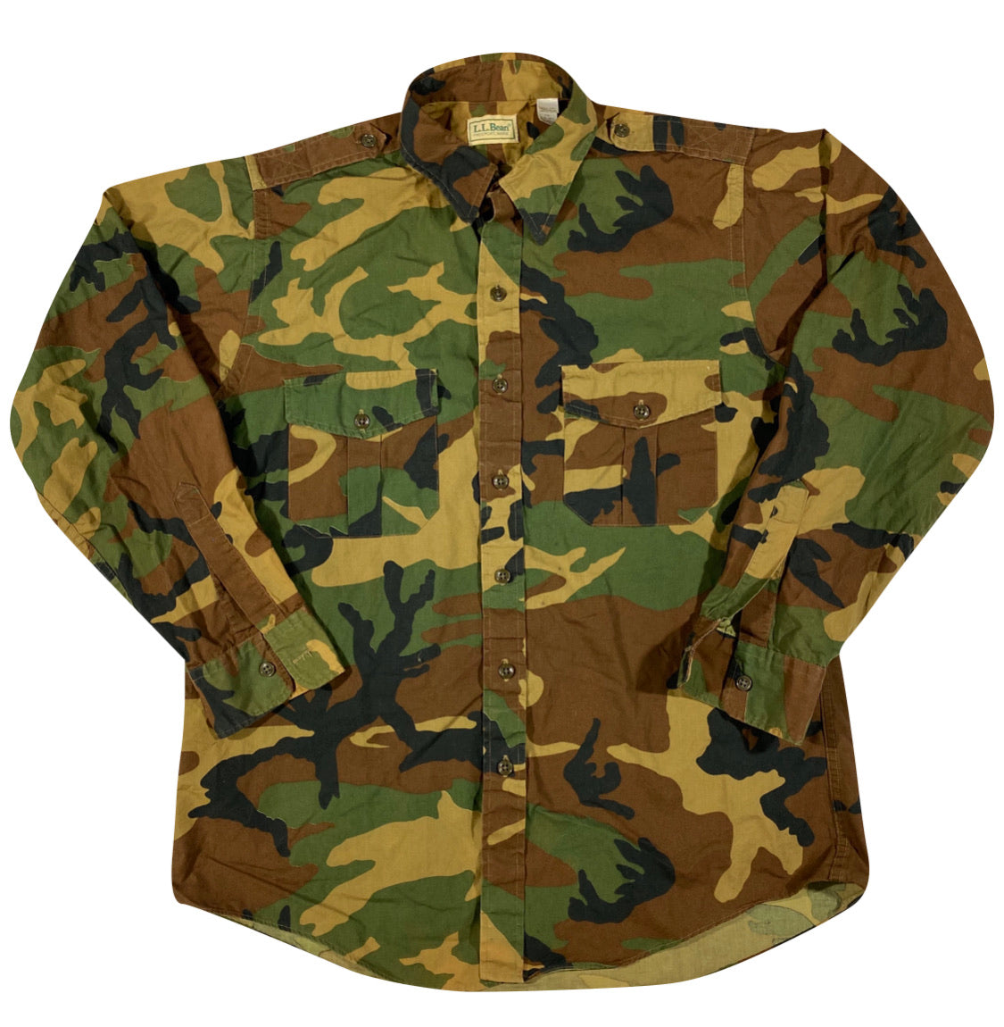 LL Bean camo shirt. M/L – Vintage Sponsor