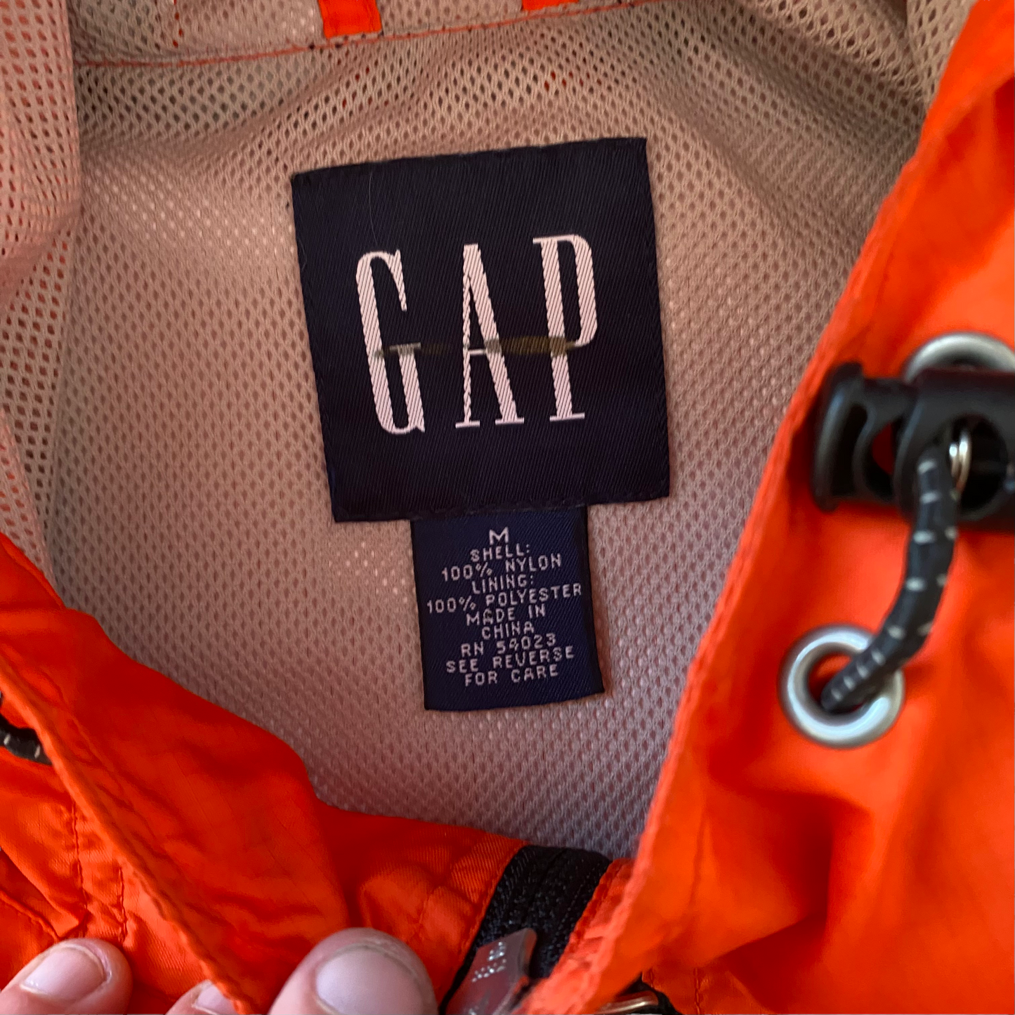 Y2K Gap hooded tech vest medium