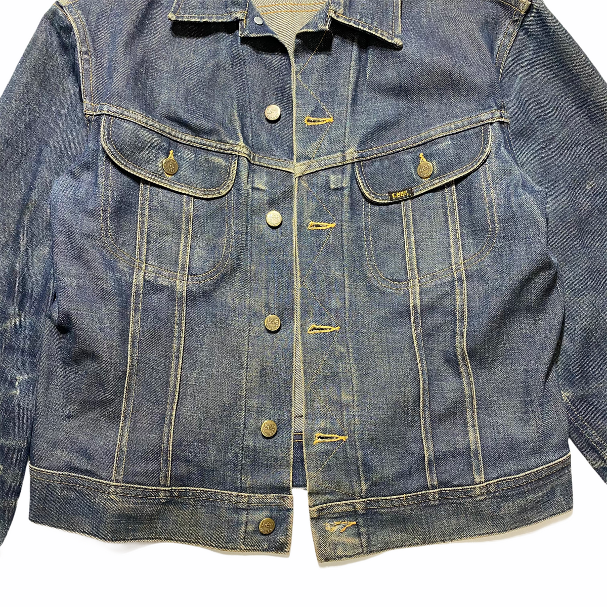 80s LEE raw denim jacket. M/L fit – Vintage Sponsor