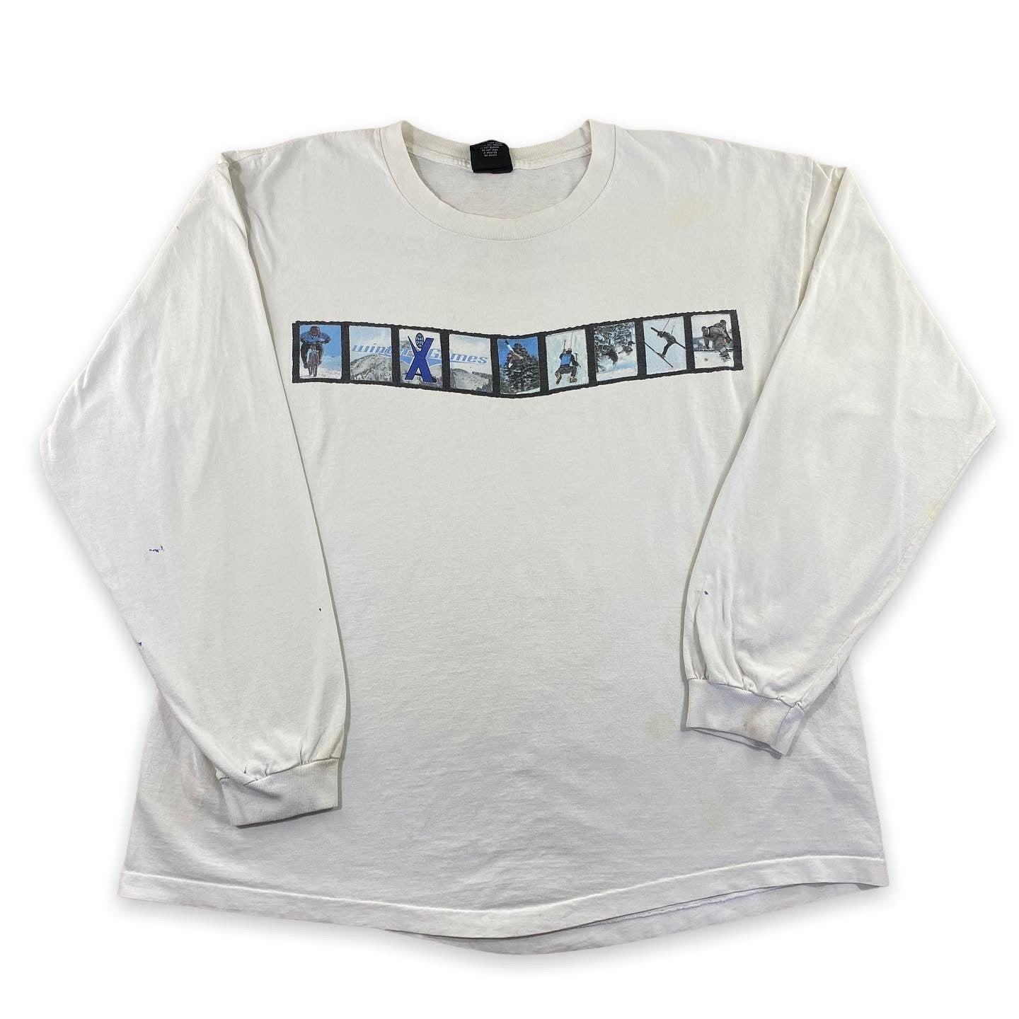 Pull Vintage Femme Années 80/90 - Multicolore Motif Géométrique Brodé - Taille M