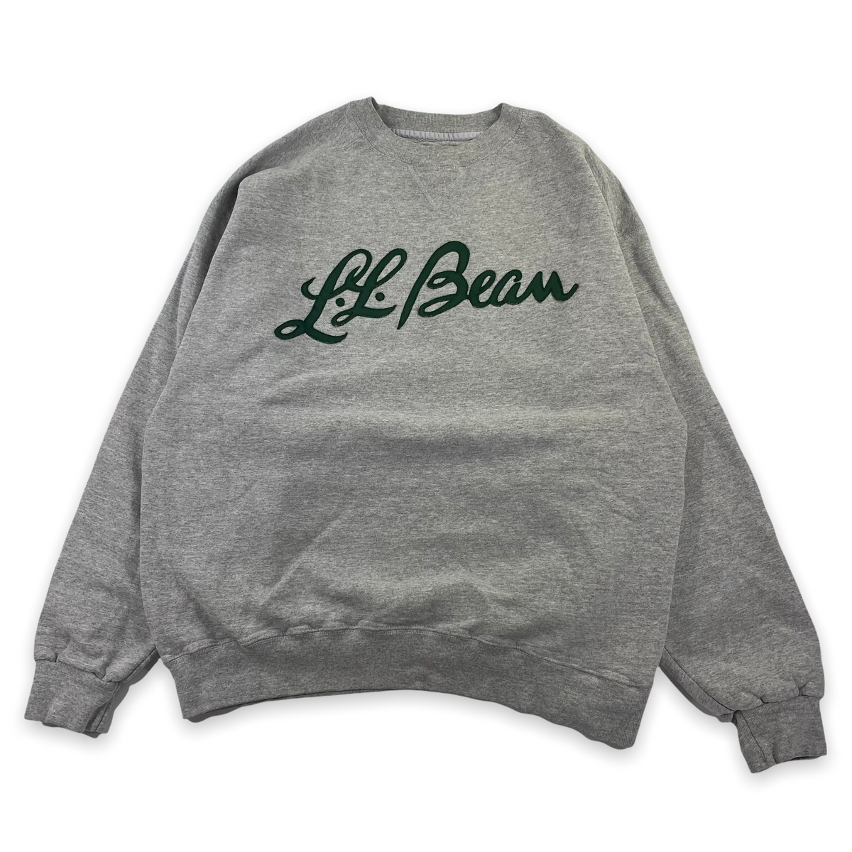 90s LL Bean script logo russell sweatshirt. Sz large – Vintage Sponsor