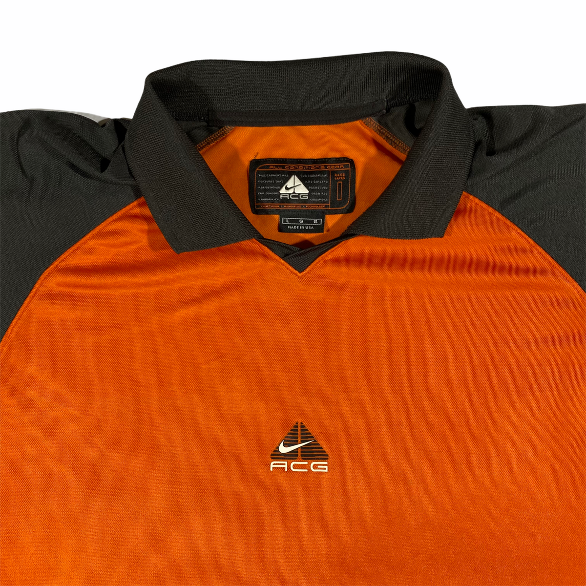 90s Nike ACG base layer polo shirt. L/XL – Vintage Sponsor