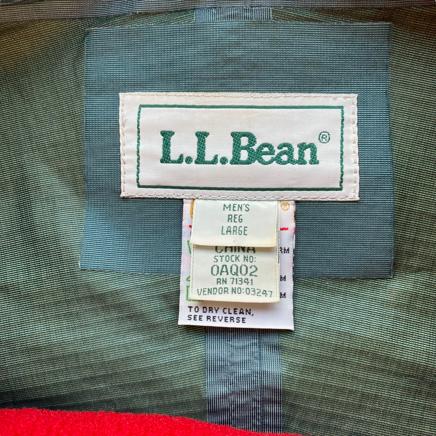 1998 LL Bean Goretex jacket and fleece large