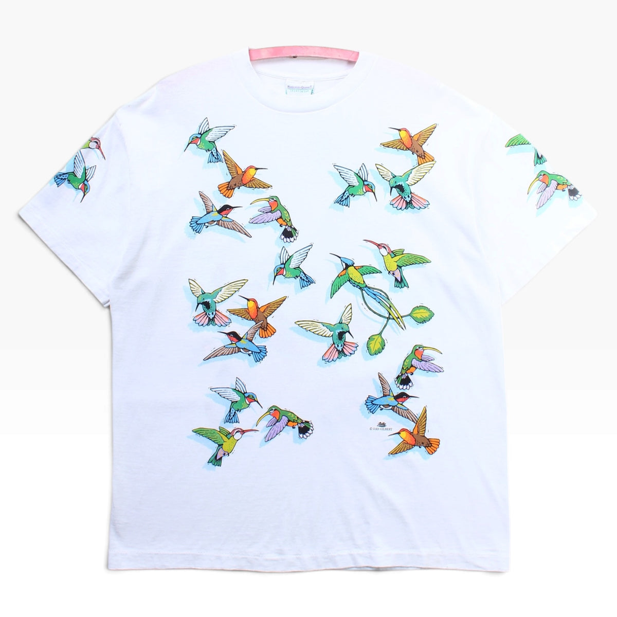 90s Harbor side hummingbird tee Large