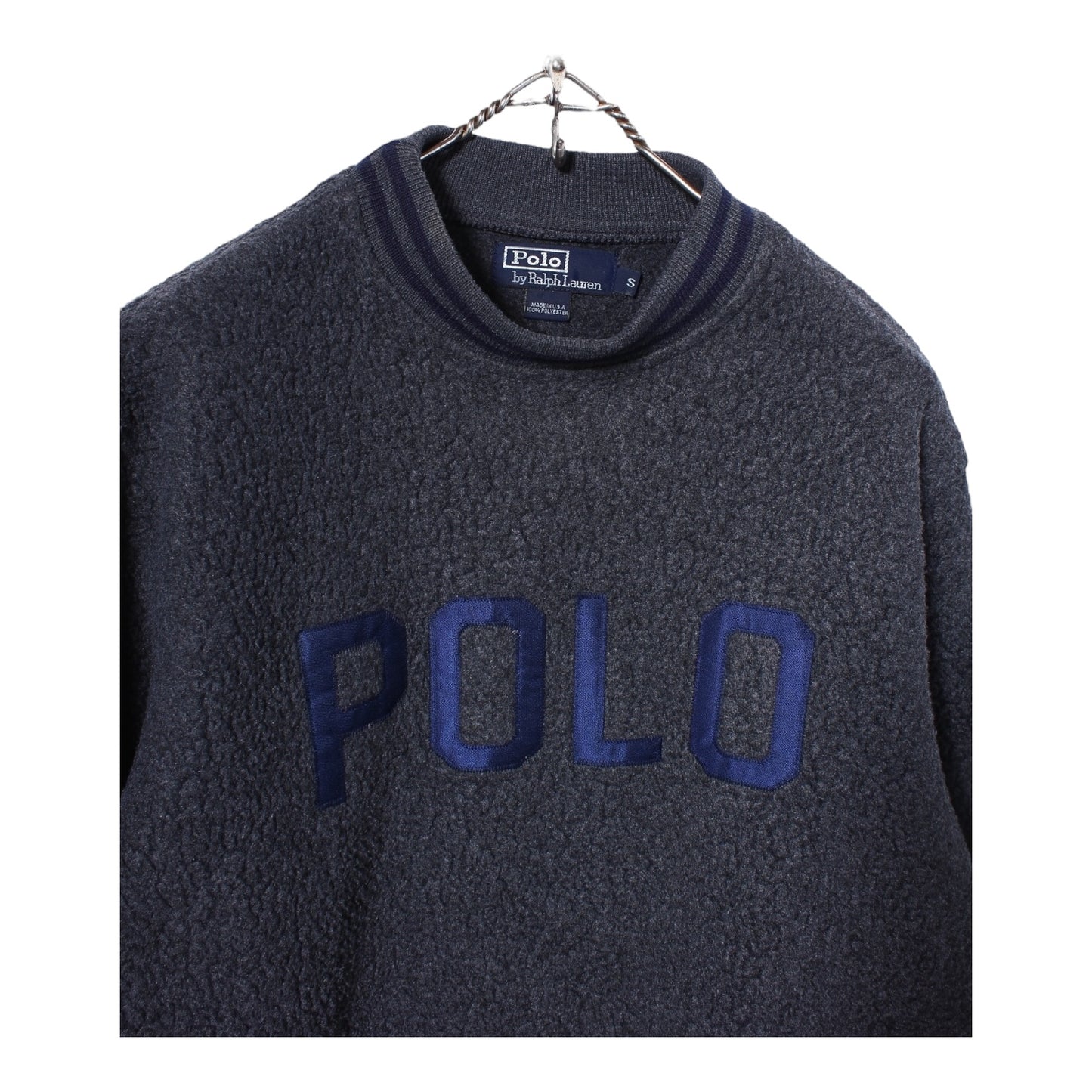 90s Polo Ralph Lauren fleece crewneck medium