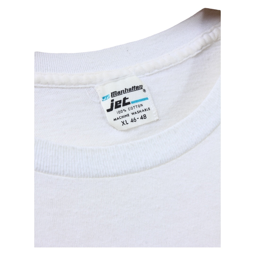 70s Manhattan jet blank tee large