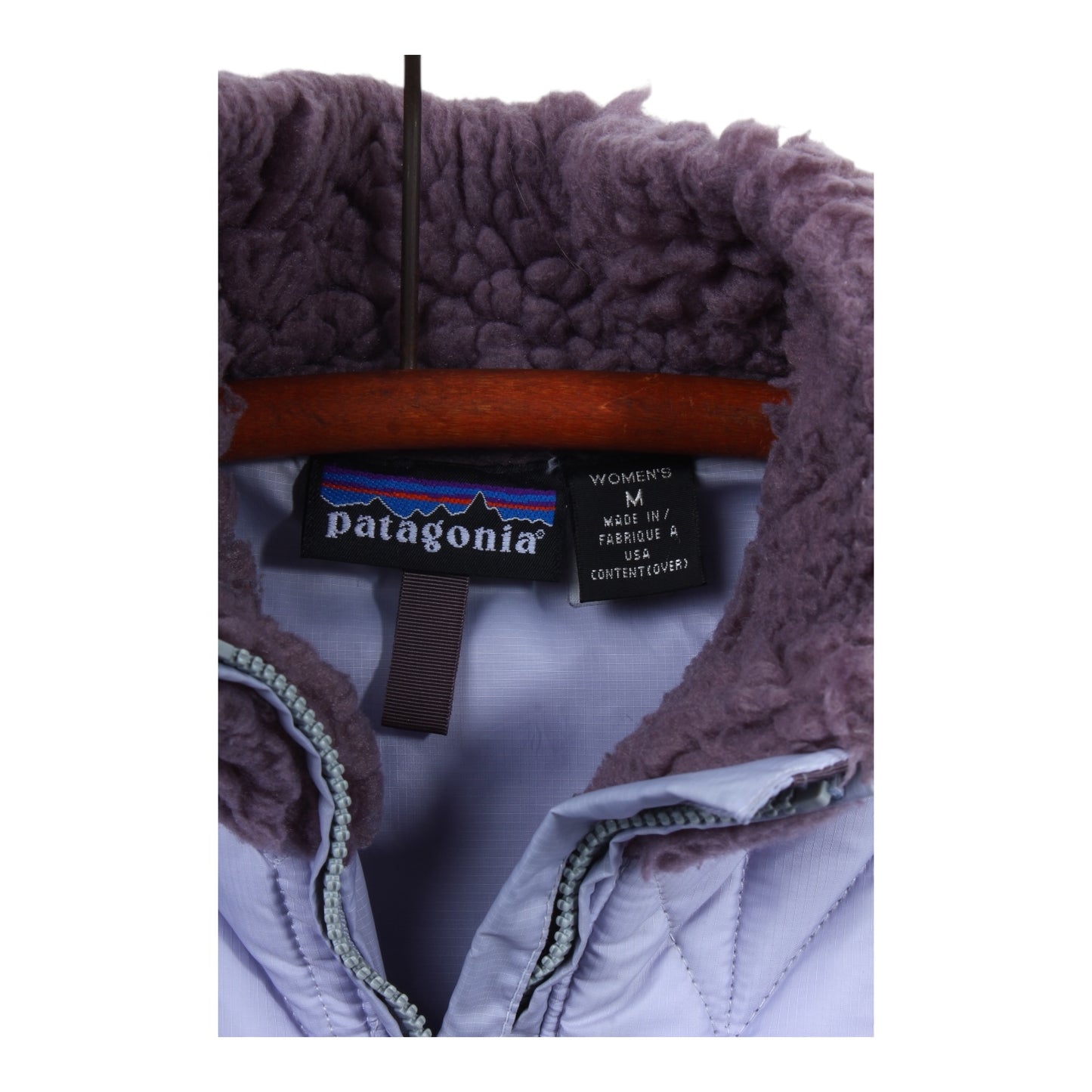 Fall 2002 Patagonia women’s fleece collar jacket Made in usa🇺🇸 medium