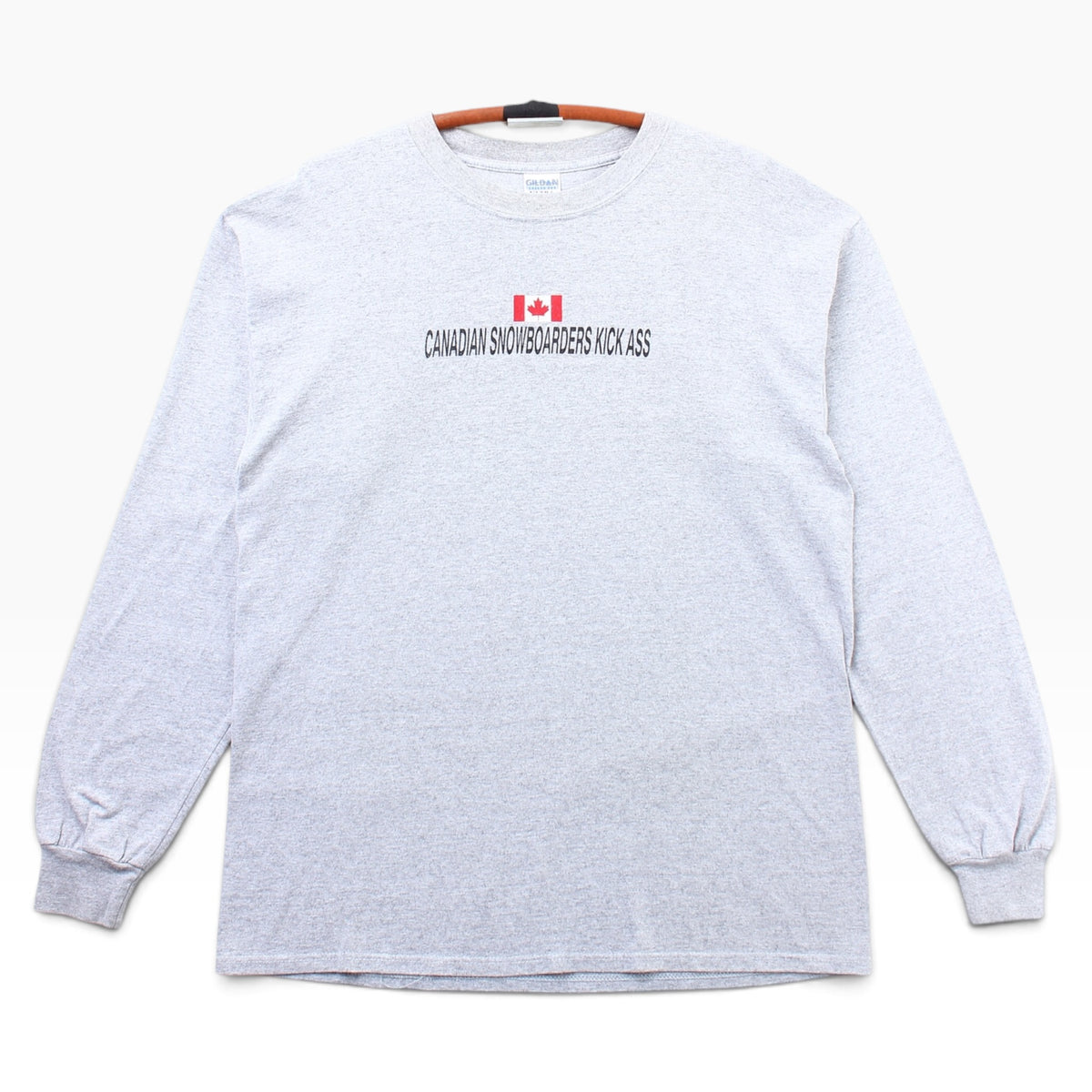 Canadian snowboarders kick ass longsleeve medium