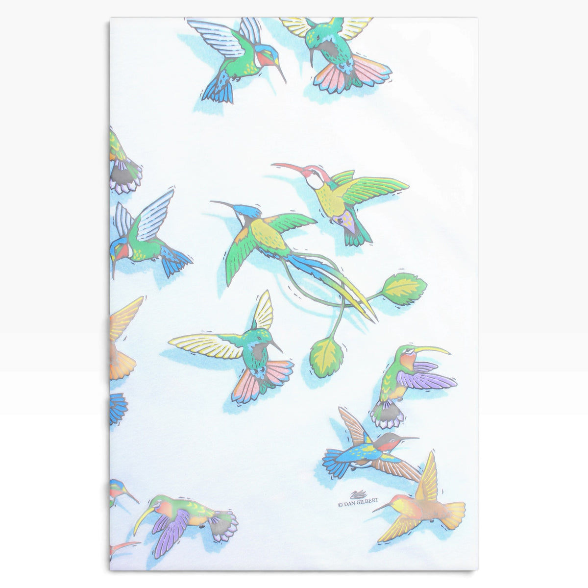 90s Harbor side hummingbird tee Large