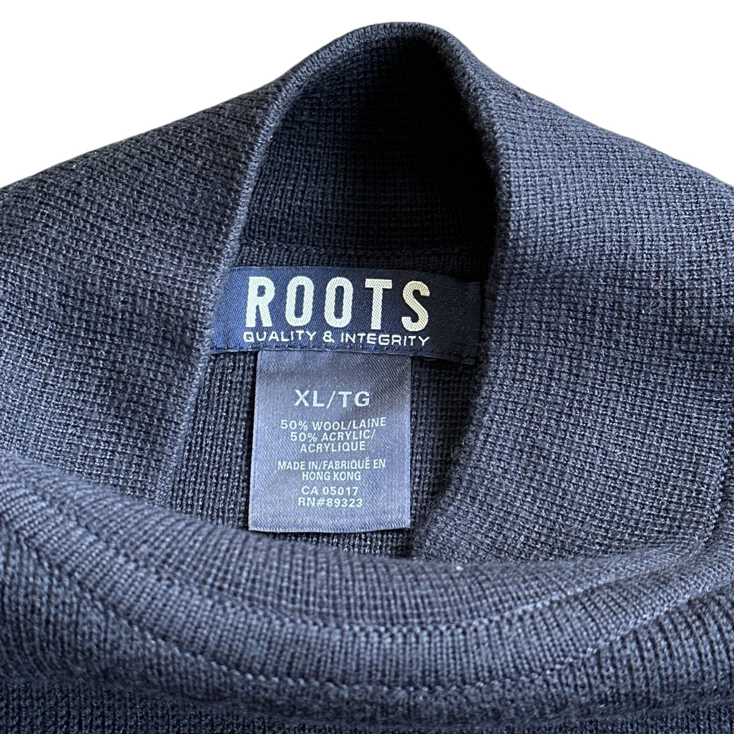 Y2K ROOTS wool blend sweater XL