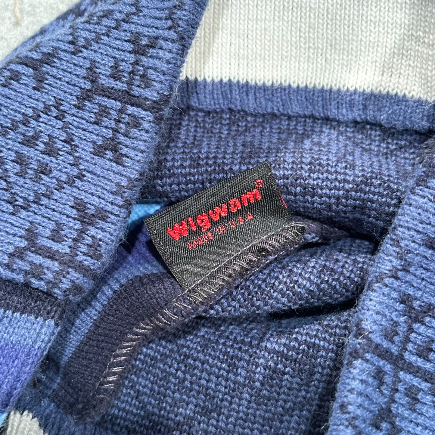 Wigwam wool mohawk stripe